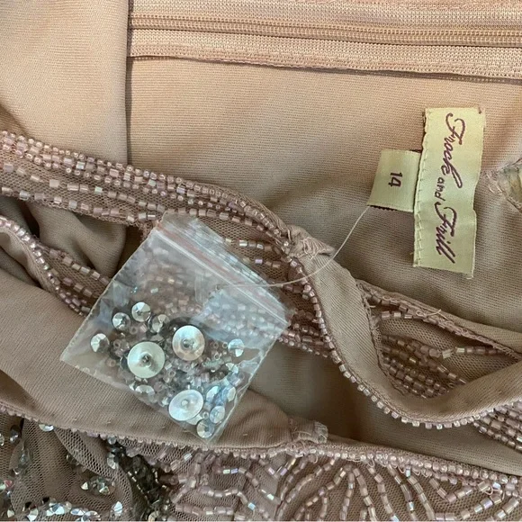 NWT Frock & Frill Great Gatsby Sequined Cocktail Dress US Size 10 - Picture 5 of 7